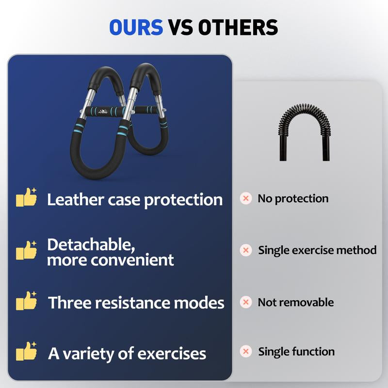 Flybird Adjustable Arm Trainer for Chest Workout with Spring Resistance - Portable Strengthening Equipment for Chest, Forearm, and Grip for Home and Outdoor Use