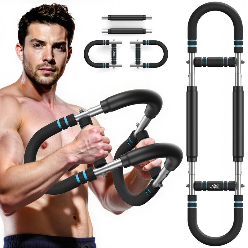 Flybird Adjustable Arm Trainer for Chest Workout with Spring Resistance - Portable Strengthening Equipment for Chest, Forearm, and Grip for Home and Outdoor Use
