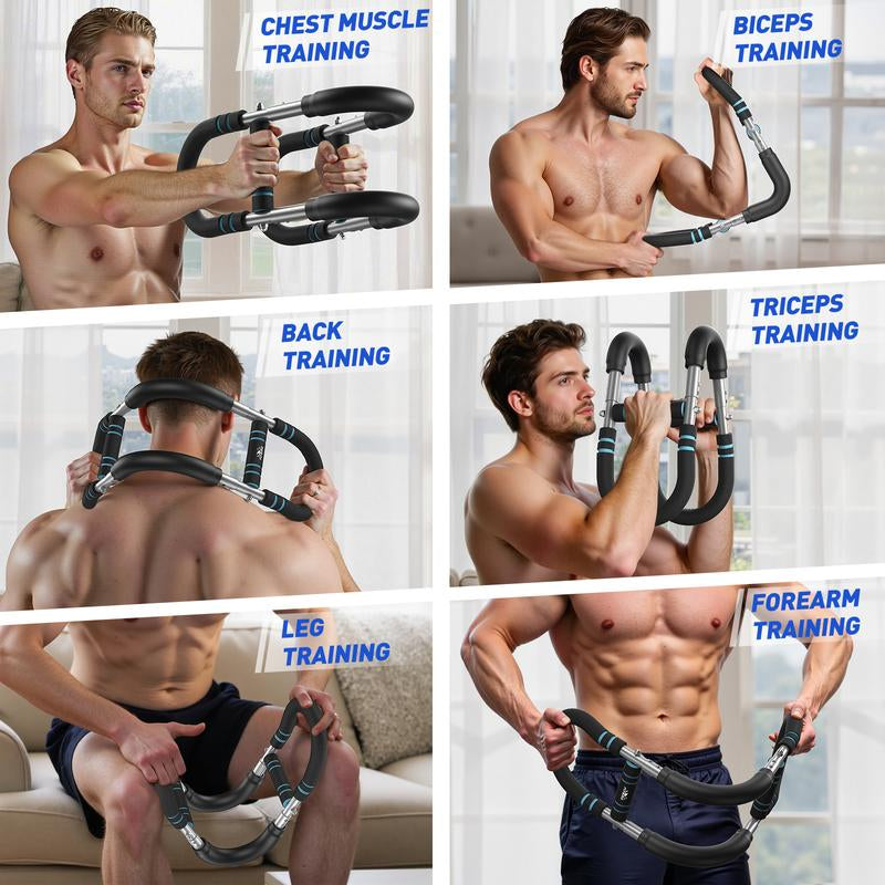 Flybird Adjustable Arm Trainer for Chest Workout with Spring Resistance - Portable Strengthening Equipment for Chest, Forearm, and Grip for Home and Outdoor Use